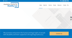 Desktop Screenshot of disabilitylaw.org.au