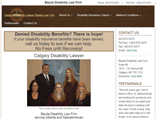 Tablet Screenshot of disabilitylaw.ca